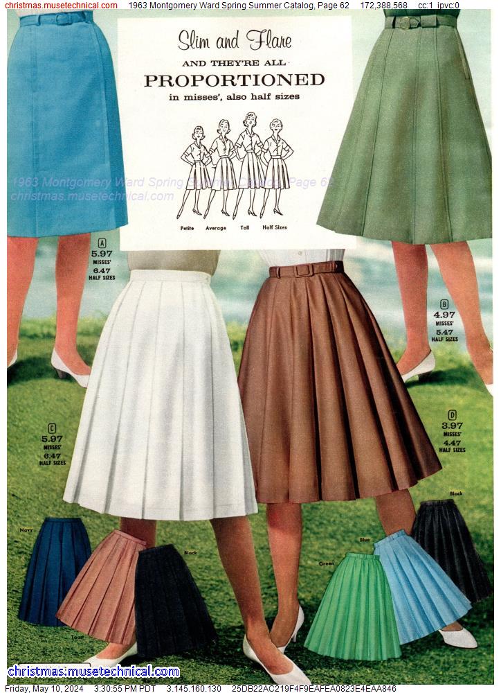 1963 Montgomery Ward Spring Summer Catalog, Page 62