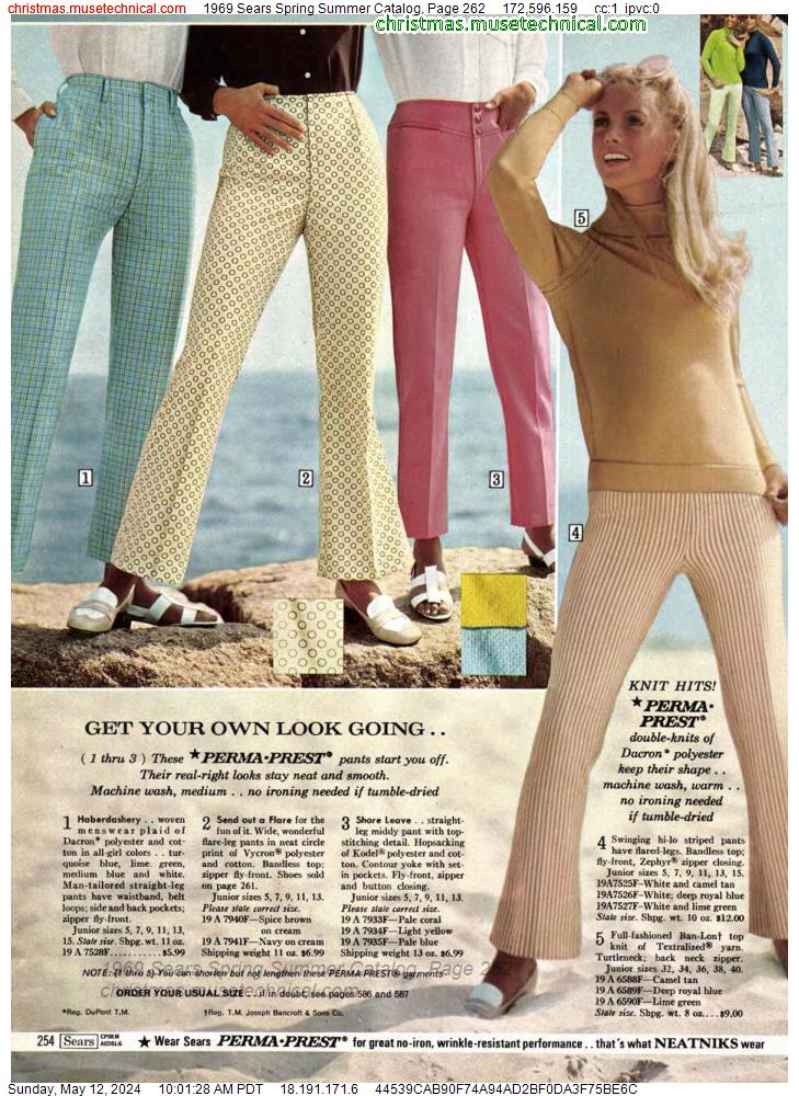 1969 Sears Spring Summer Catalog, Page 262
