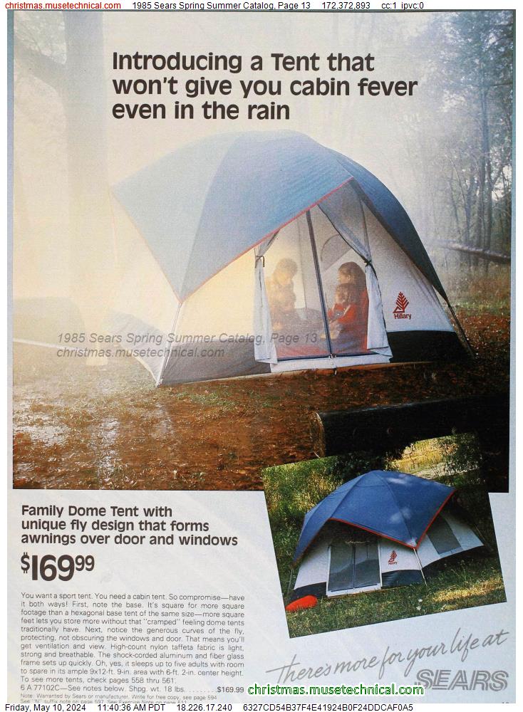 1985 Sears Spring Summer Catalog, Page 13