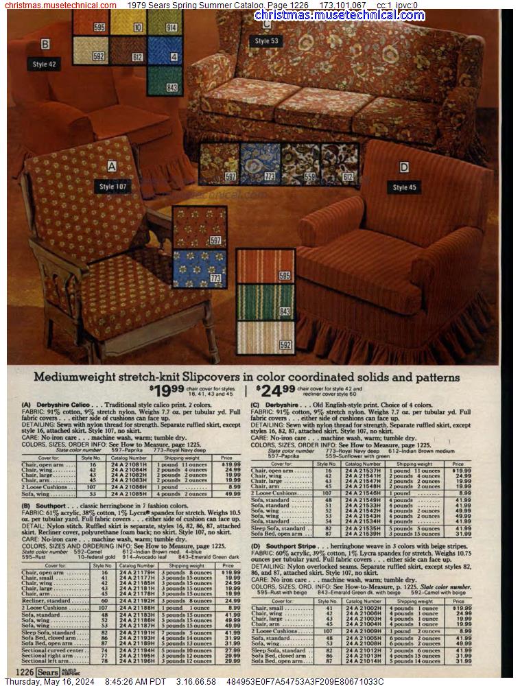1979 Sears Spring Summer Catalog, Page 1226