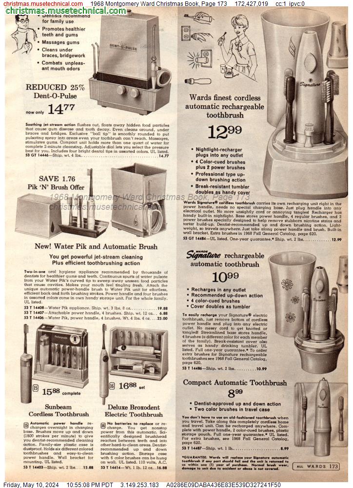 1968 Montgomery Ward Christmas Book, Page 173