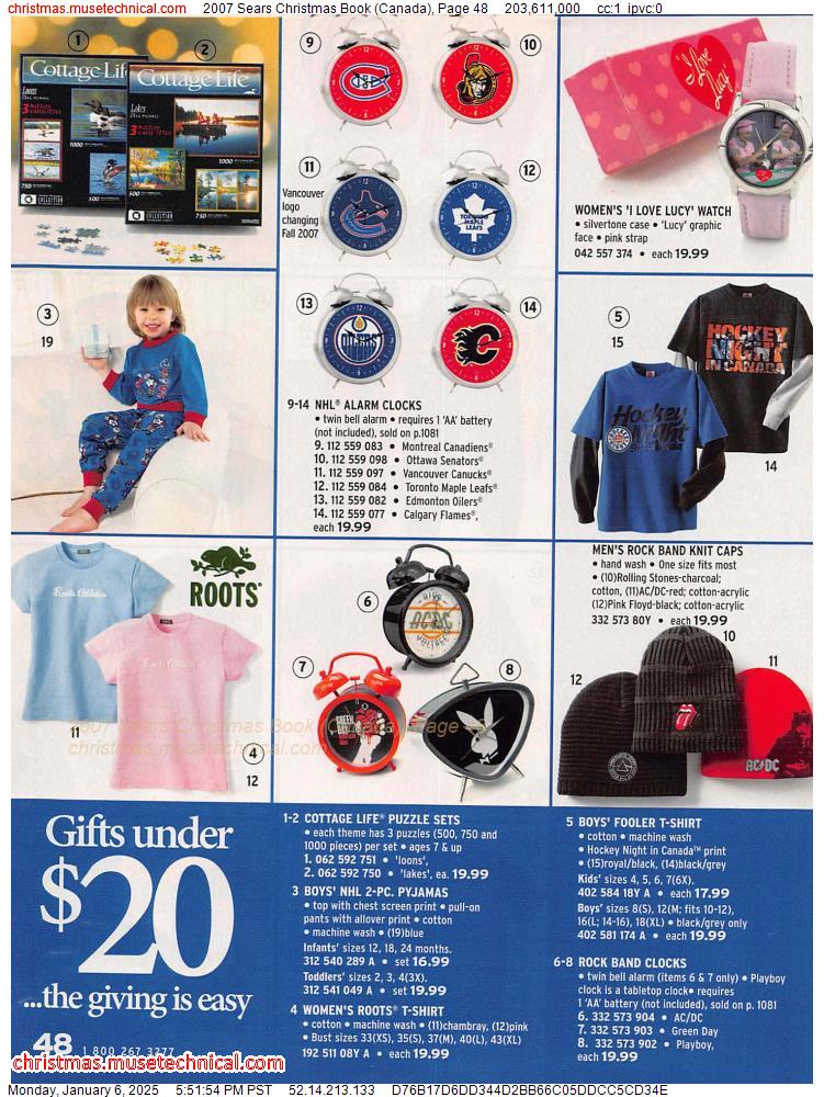 2007 Sears Christmas Book (Canada), Page 48