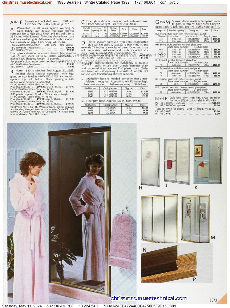 1985 Sears Fall Winter Catalog, Page 1382