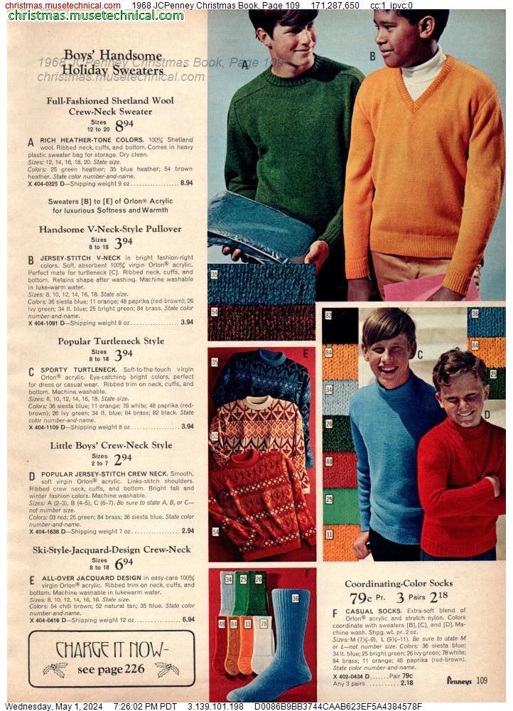 1968 JCPenney Christmas Book, Page 109