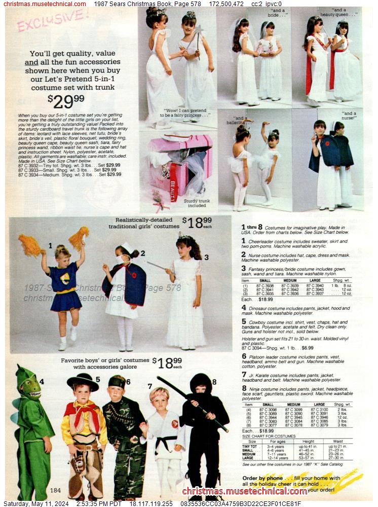 1987 Sears Christmas Book, Page 578