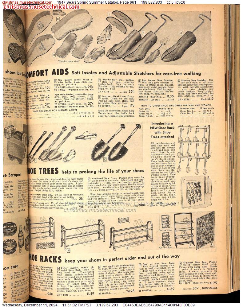 1947 Sears Spring Summer Catalog, Page 661