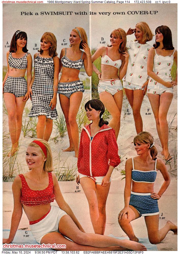 1966 Montgomery Ward Spring Summer Catalog, Page 114