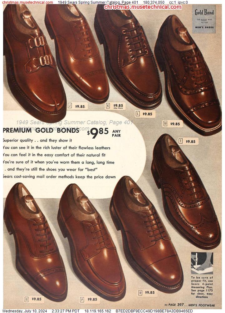 1949 Sears Spring Summer Catalog, Page 401