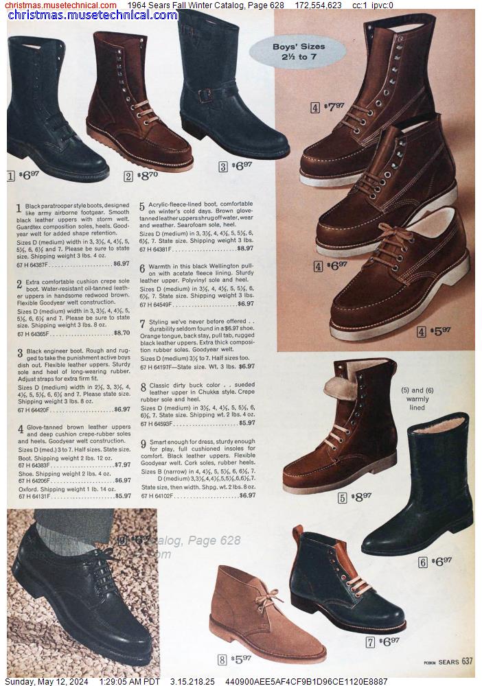 1964 Sears Fall Winter Catalog, Page 628
