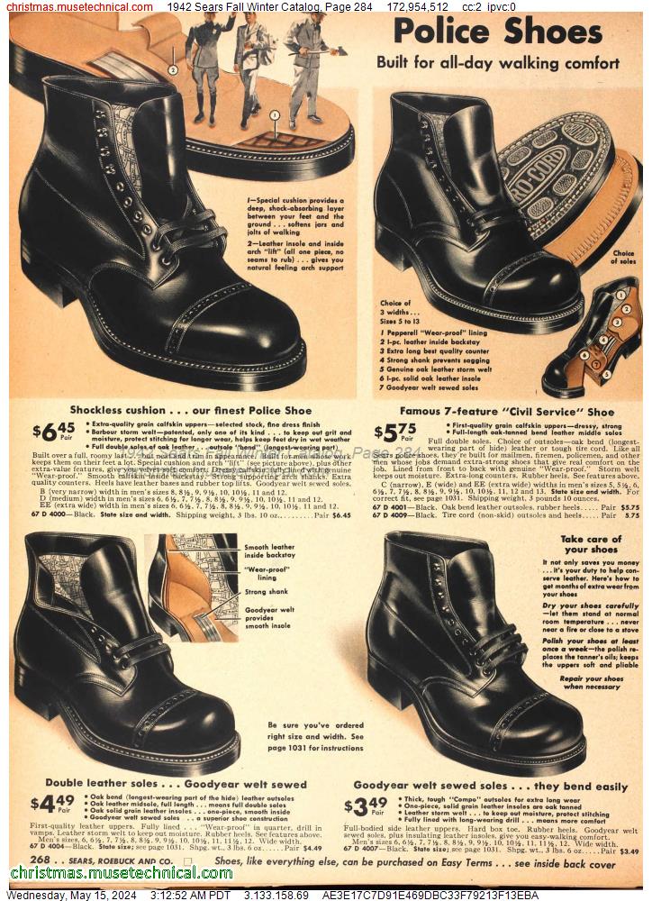 1942 Sears Fall Winter Catalog, Page 284