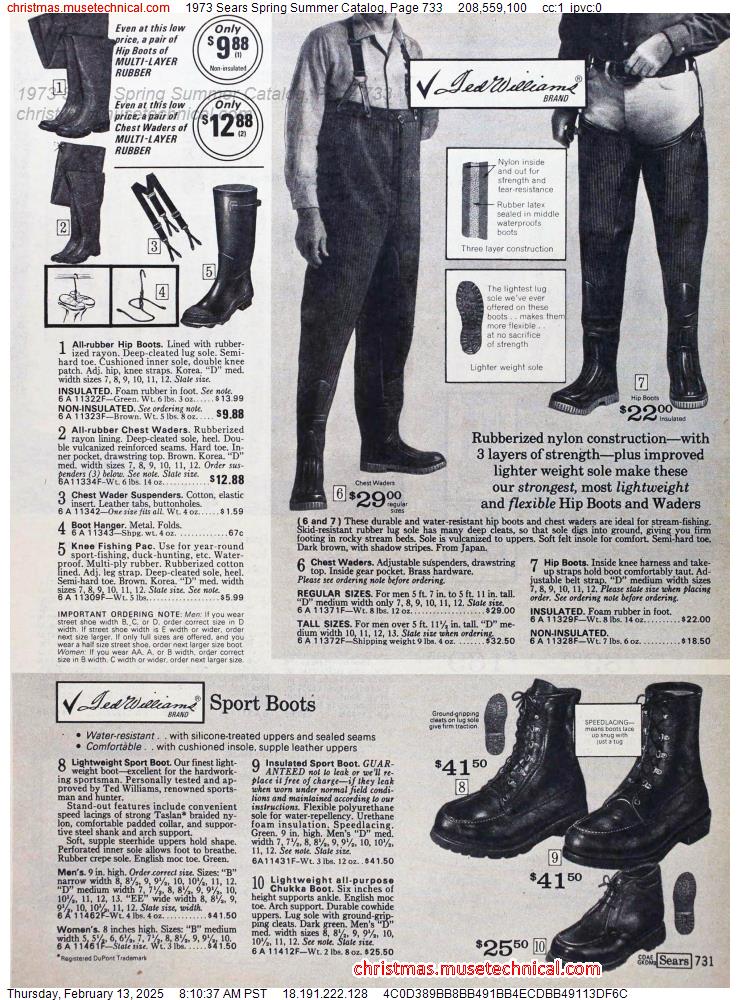 1973 Sears Spring Summer Catalog, Page 733