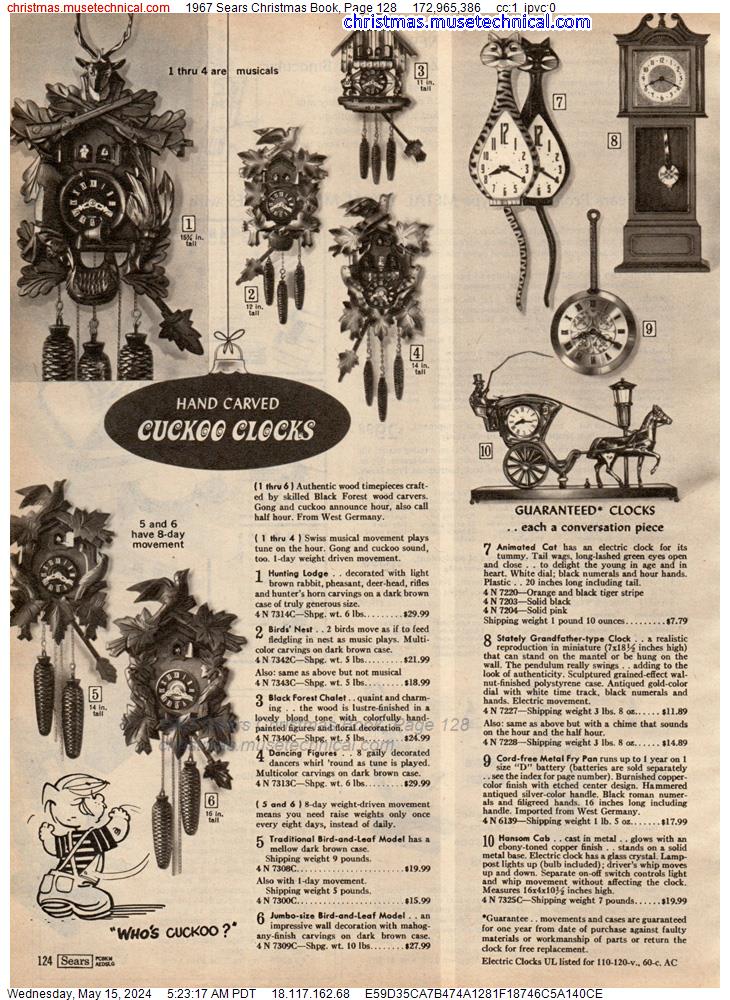 1967 Sears Christmas Book, Page 128
