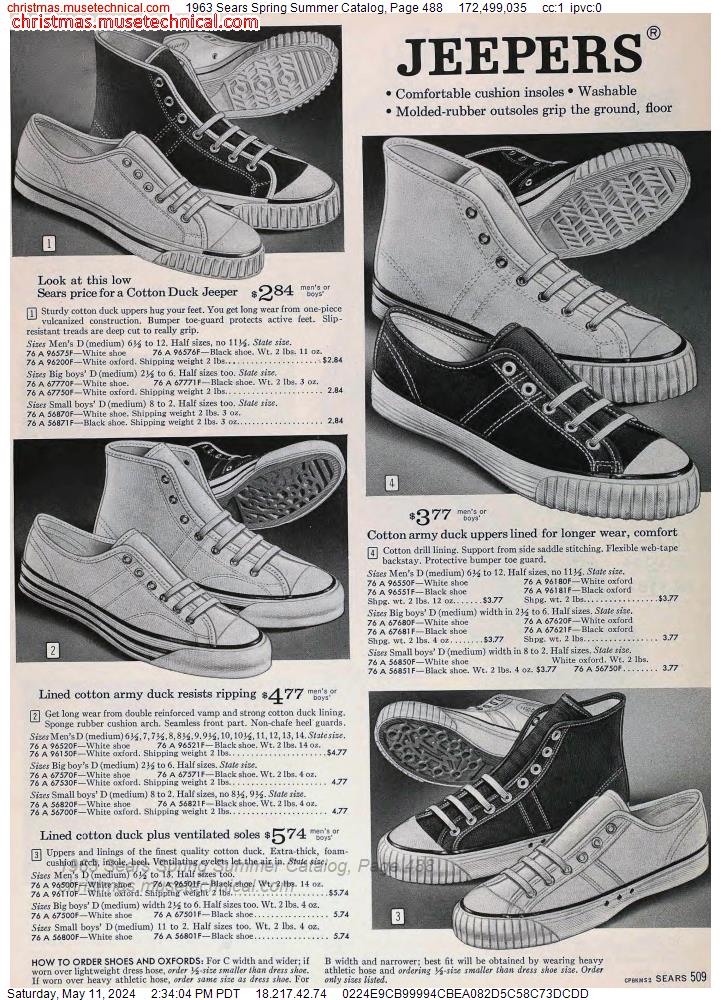 1963 Sears Spring Summer Catalog, Page 488