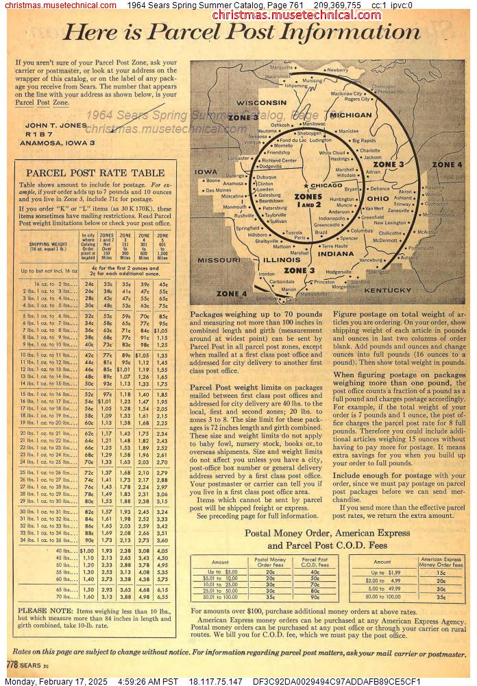 1964 Sears Spring Summer Catalog, Page 761