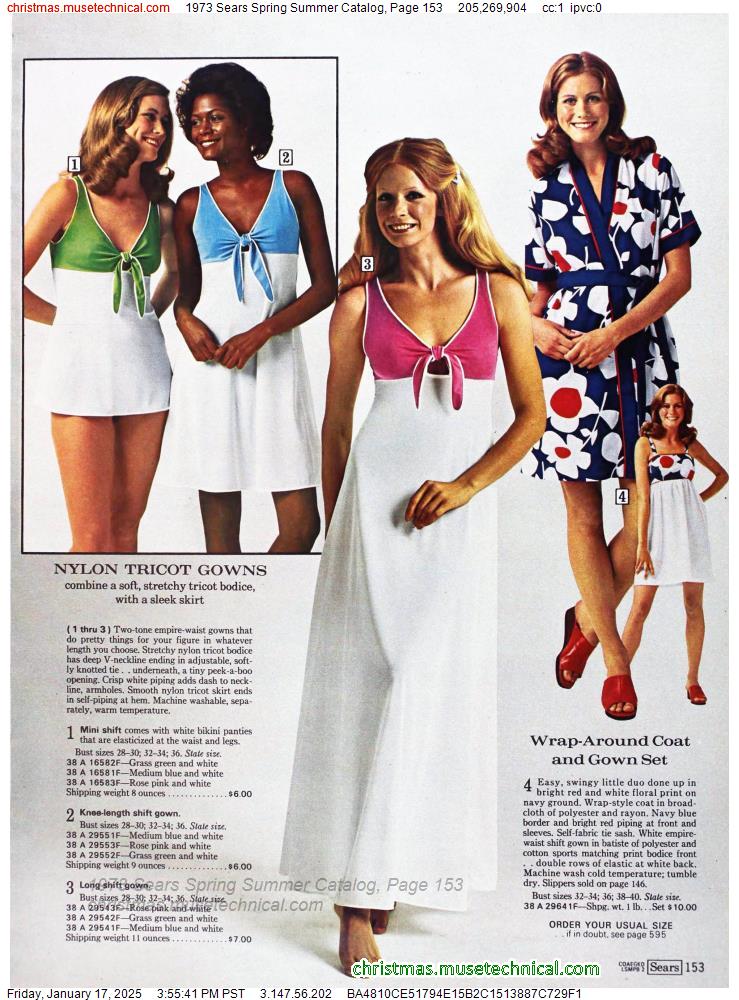 1973 Sears Spring Summer Catalog, Page 153