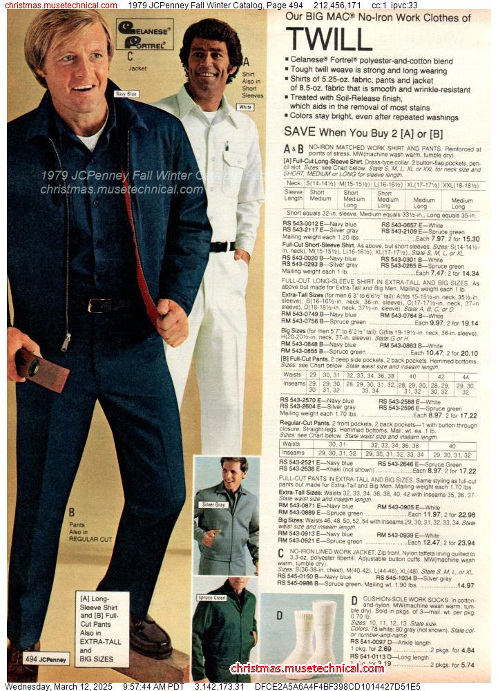 1979 JCPenney Fall Winter Catalog, Page 494