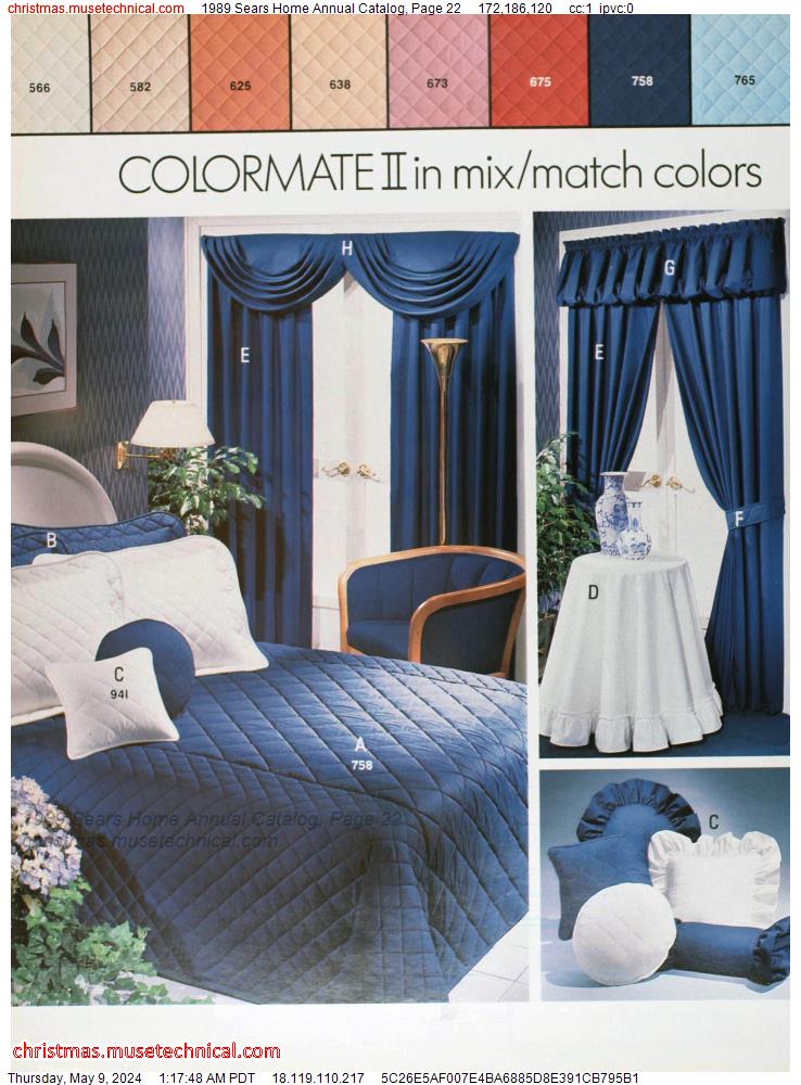 1989 Sears Home Annual Catalog, Page 22