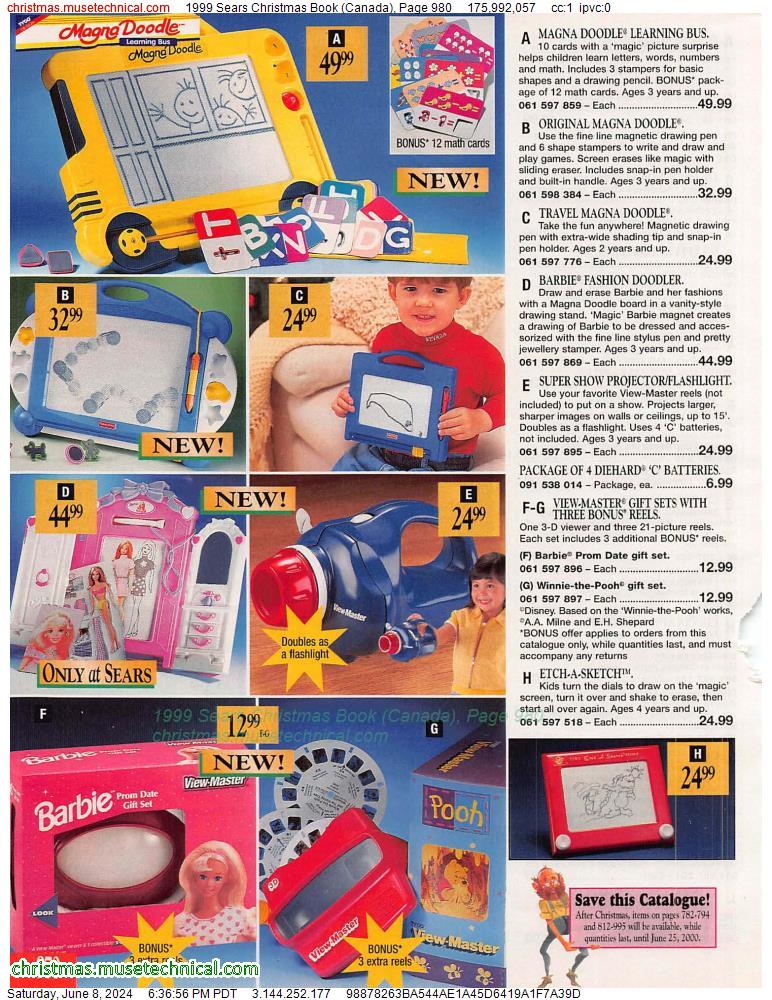 1999 Sears Christmas Book (Canada), Page 980