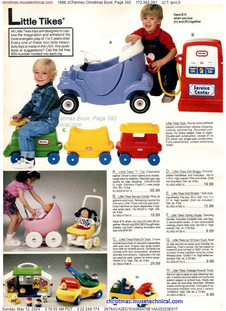 1986 JCPenney Christmas Book, Page 392