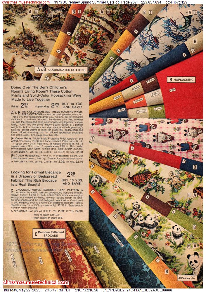 1973 JCPenney Spring Summer Catalog, Page 267