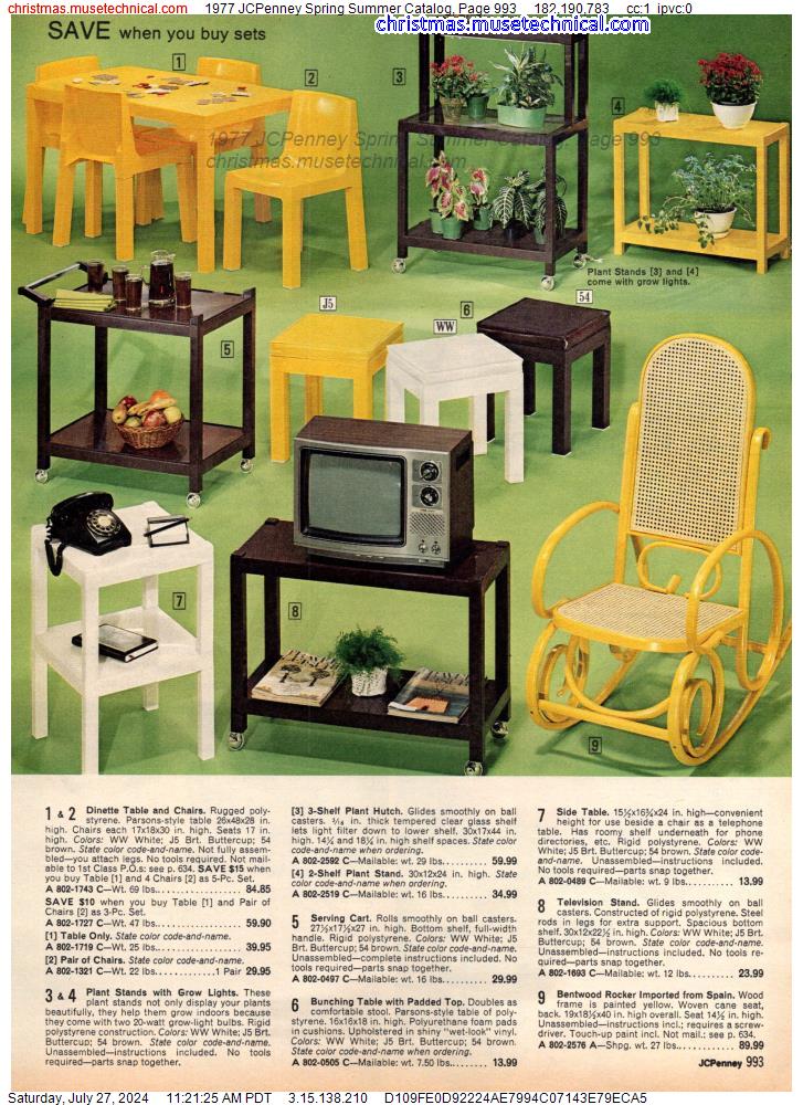 1977 JCPenney Spring Summer Catalog, Page 993
