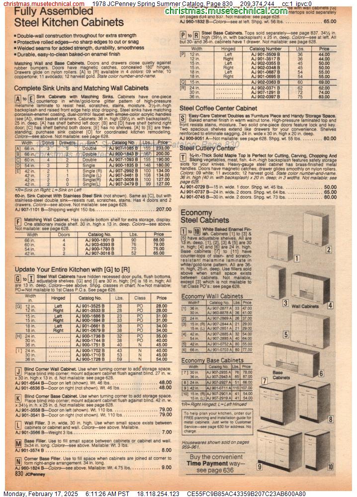 1978 JCPenney Spring Summer Catalog, Page 830