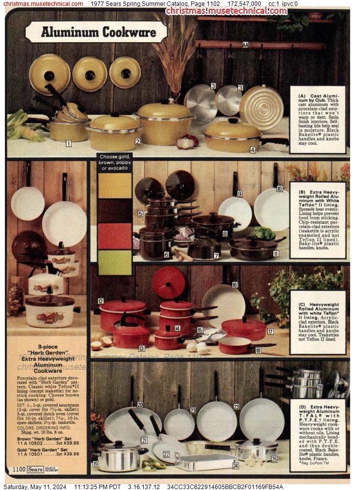 1977 Sears Spring Summer Catalog, Page 1102