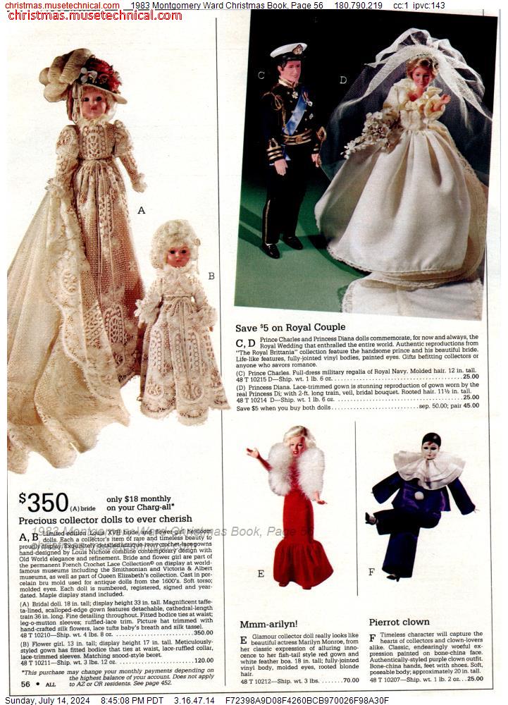1983 Montgomery Ward Christmas Book, Page 56