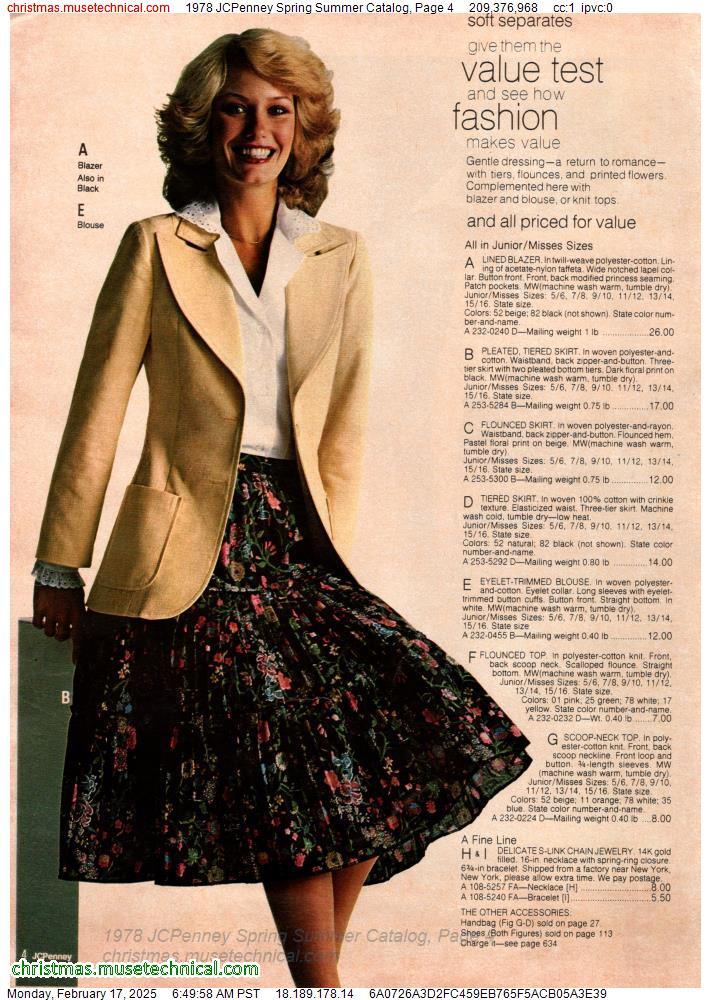 1978 JCPenney Spring Summer Catalog, Page 4