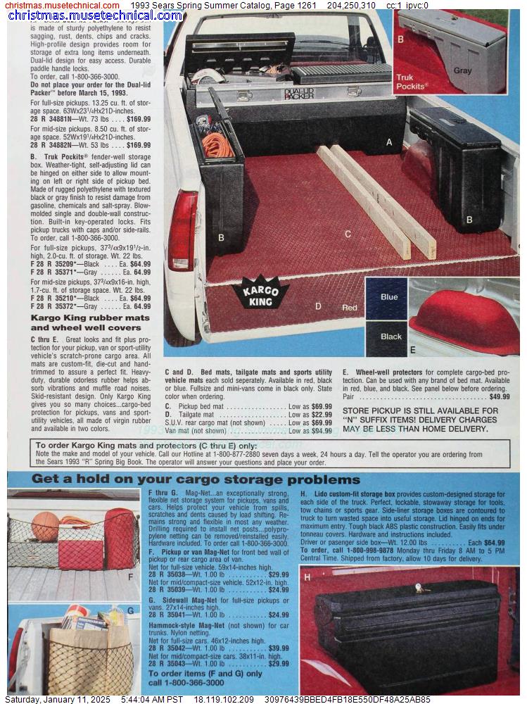 1993 Sears Spring Summer Catalog, Page 1261