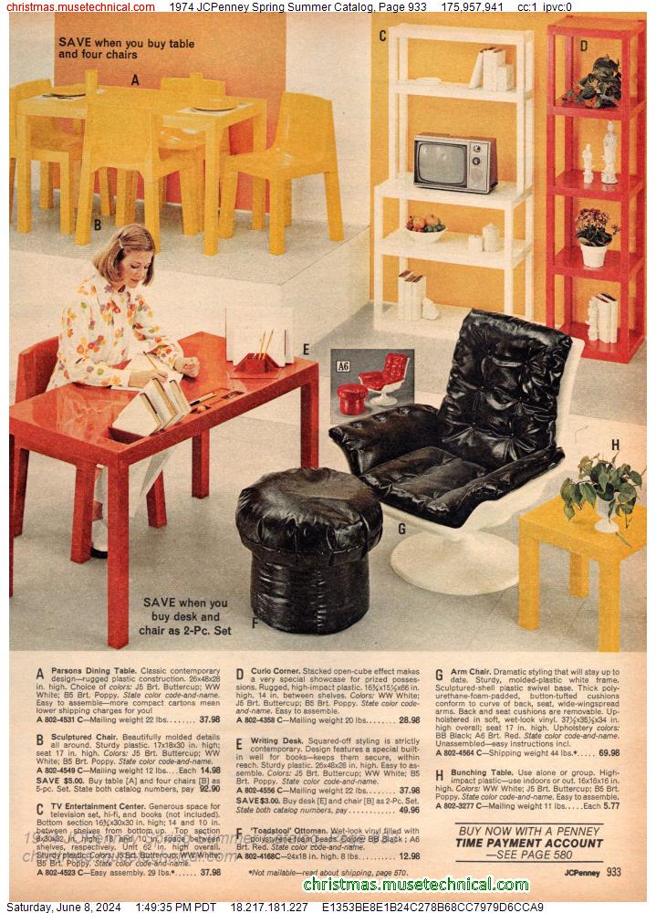 1974 JCPenney Spring Summer Catalog, Page 933