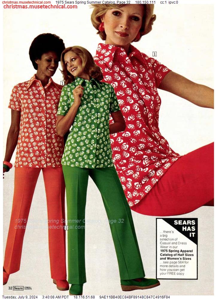 1975 Sears Spring Summer Catalog, Page 32