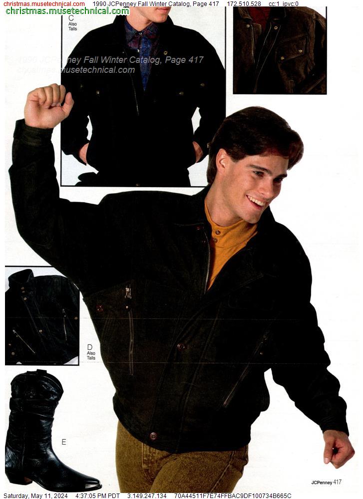 1990 JCPenney Fall Winter Catalog, Page 417