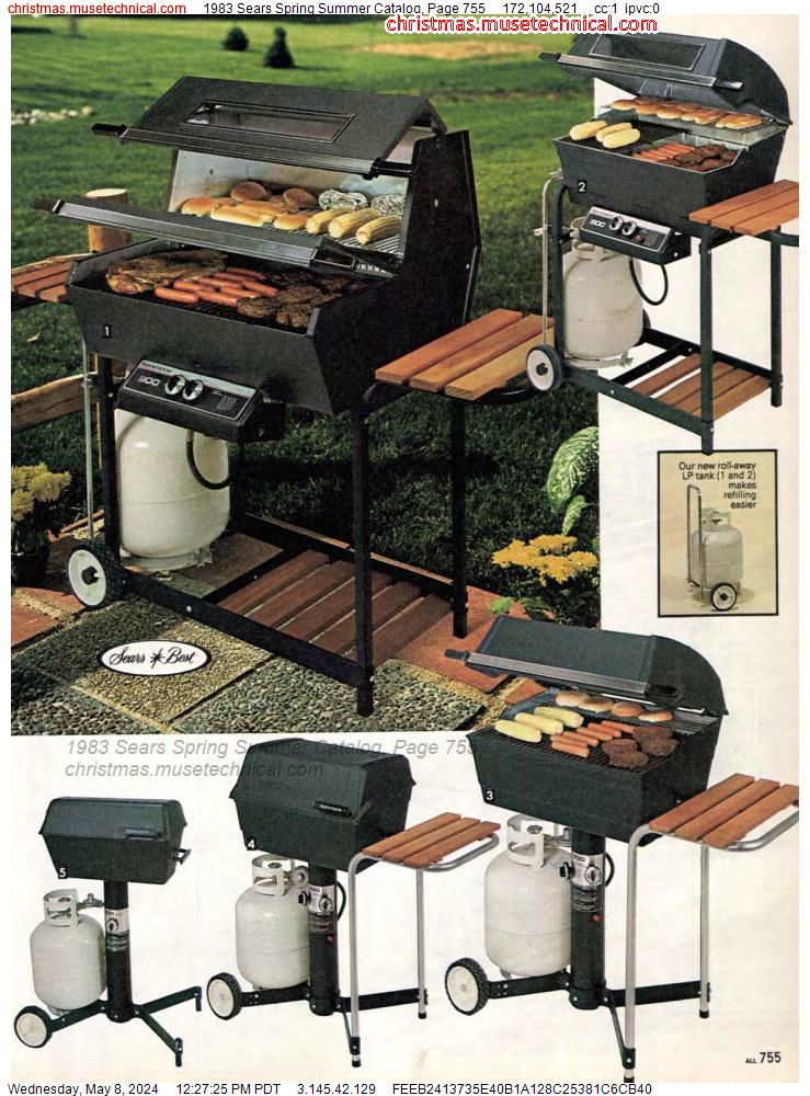 1983 Sears Spring Summer Catalog, Page 755