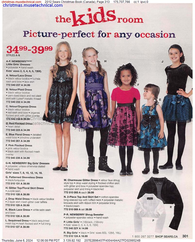 2012 Sears Christmas Book (Canada), Page 313