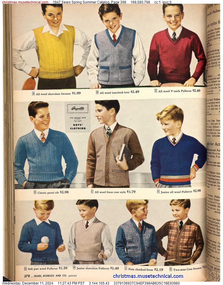 1947 Sears Spring Summer Catalog, Page 398