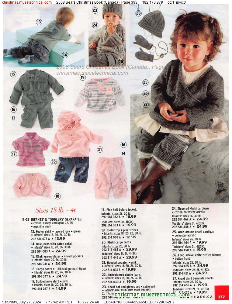 2008 Sears Christmas Book (Canada), Page 393