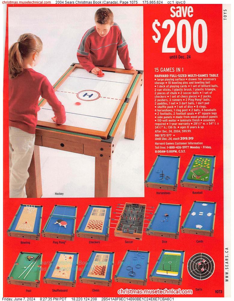 2004 Sears Christmas Book (Canada), Page 1075