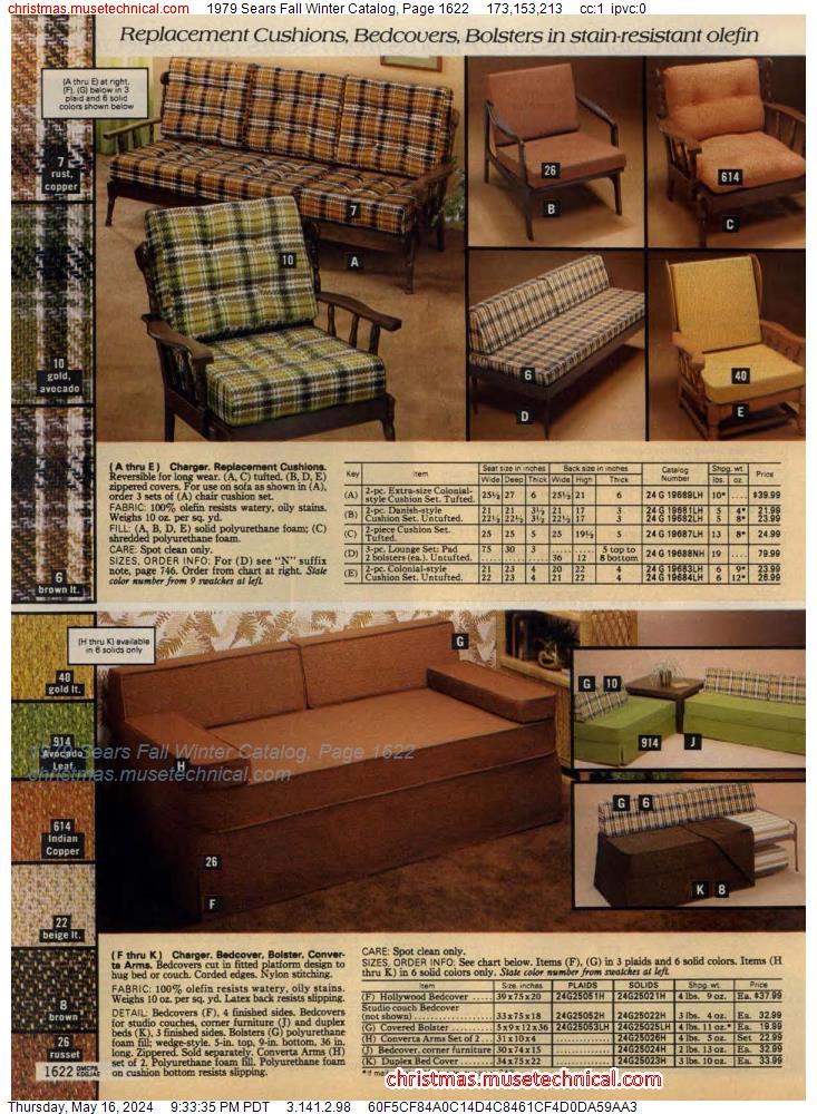 1979 Sears Fall Winter Catalog, Page 1622