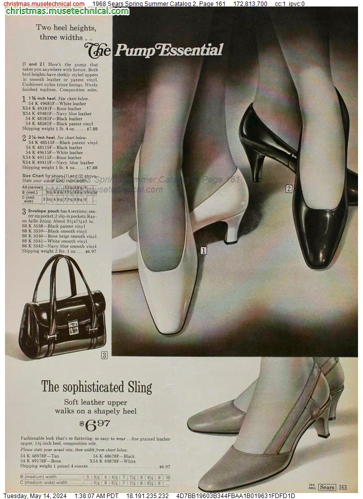 1968 Sears Spring Summer Catalog 2, Page 161