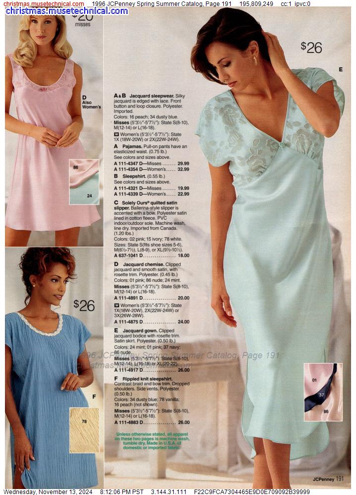 1996 JCPenney Spring Summer Catalog, Page 191