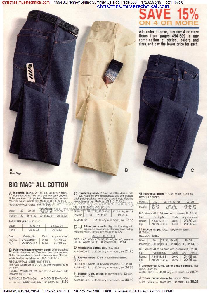 1994 JCPenney Spring Summer Catalog, Page 506