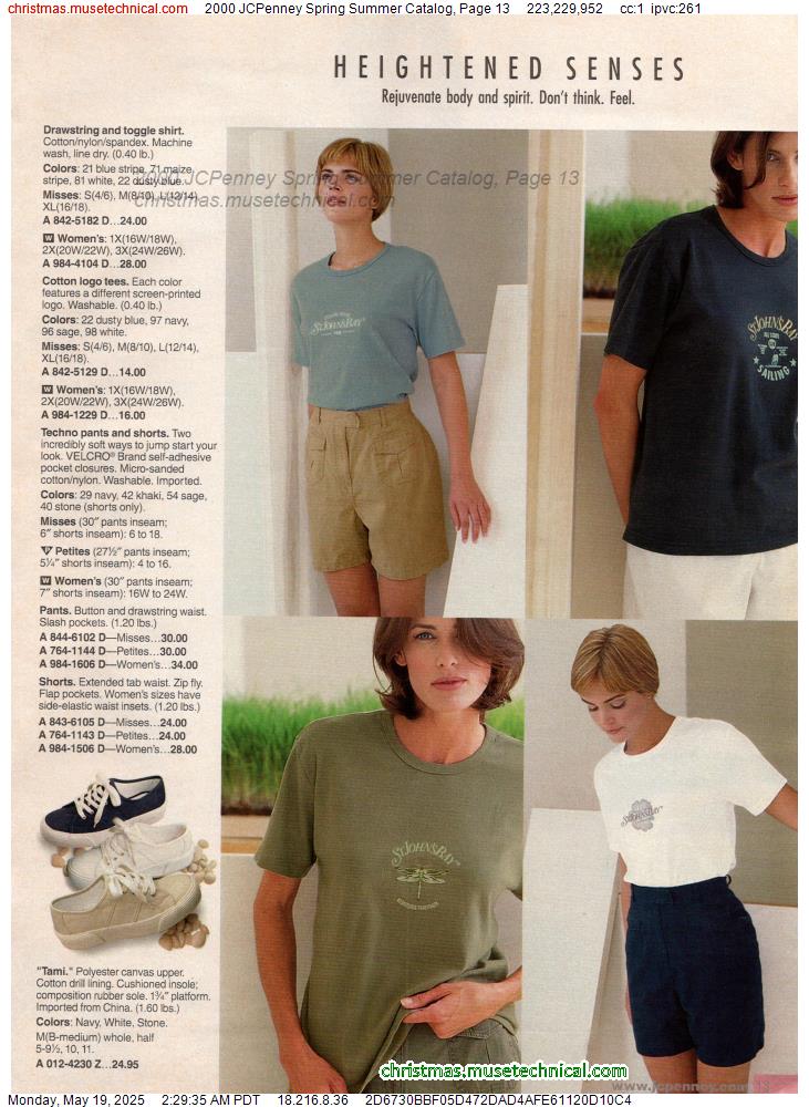 2000 JCPenney Spring Summer Catalog, Page 13