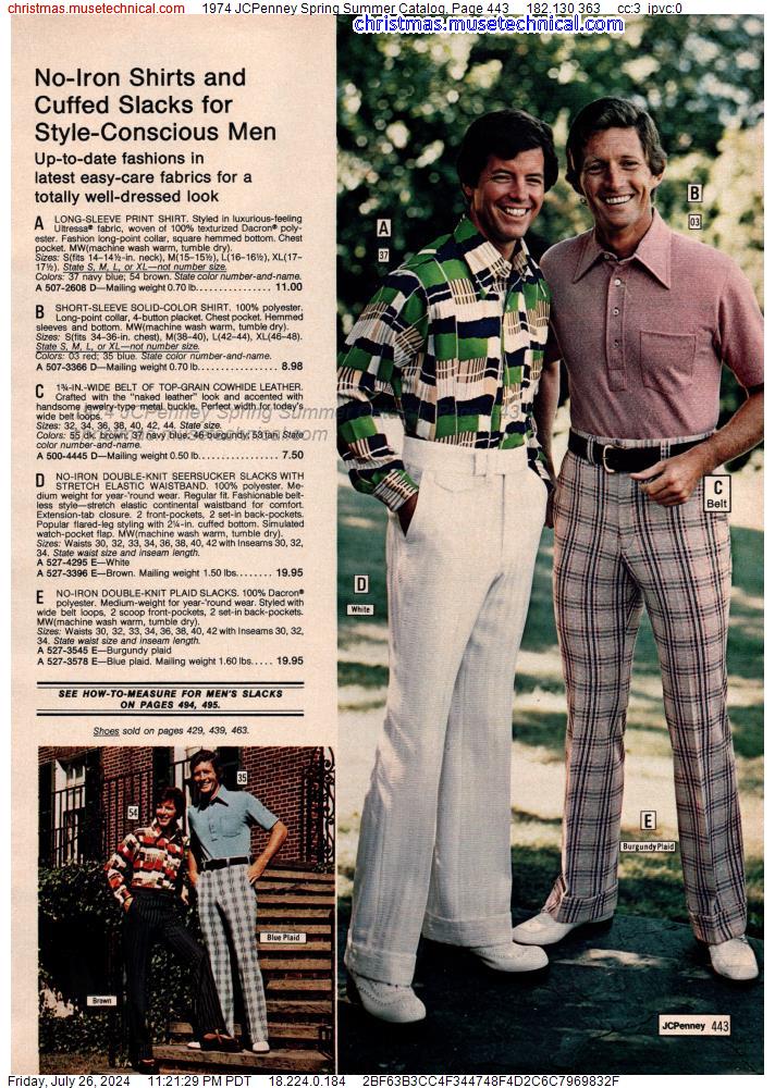 1974 JCPenney Spring Summer Catalog, Page 443