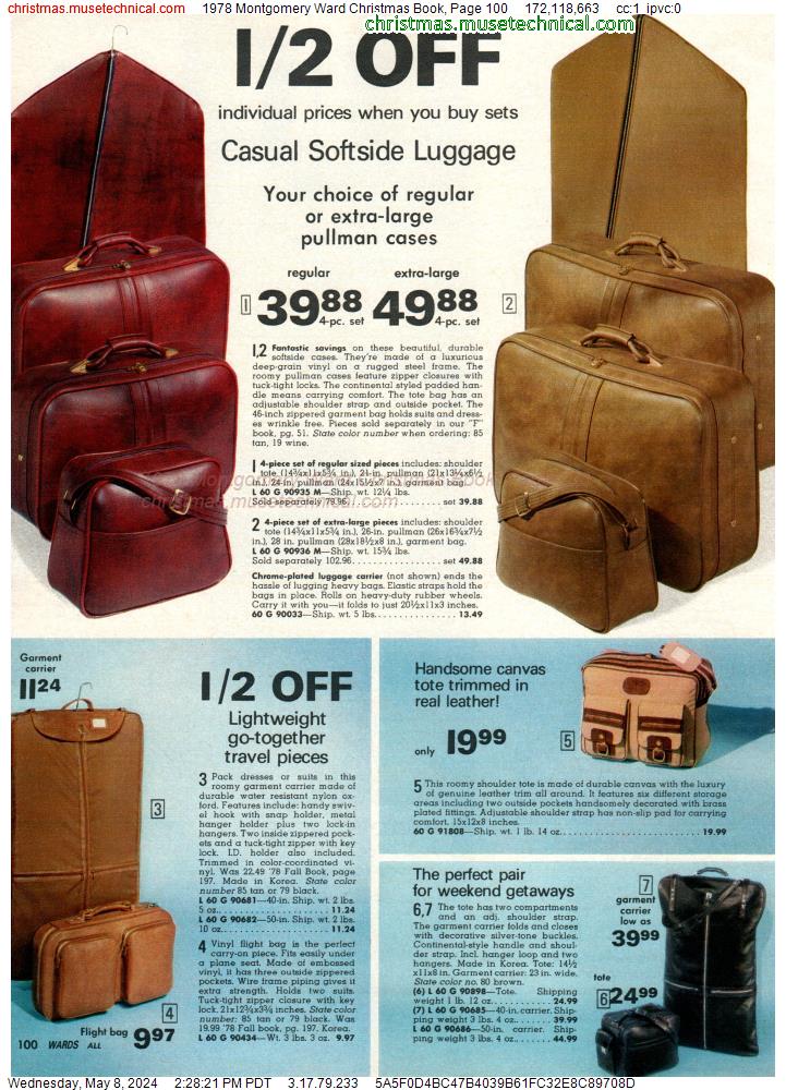 1978 Montgomery Ward Christmas Book, Page 100