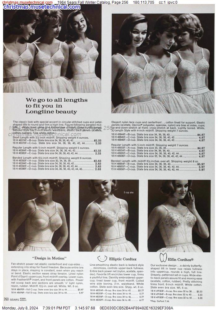 1964 Sears Fall Winter Catalog, Page 256