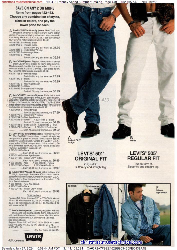 1994 JCPenney Spring Summer Catalog, Page 430