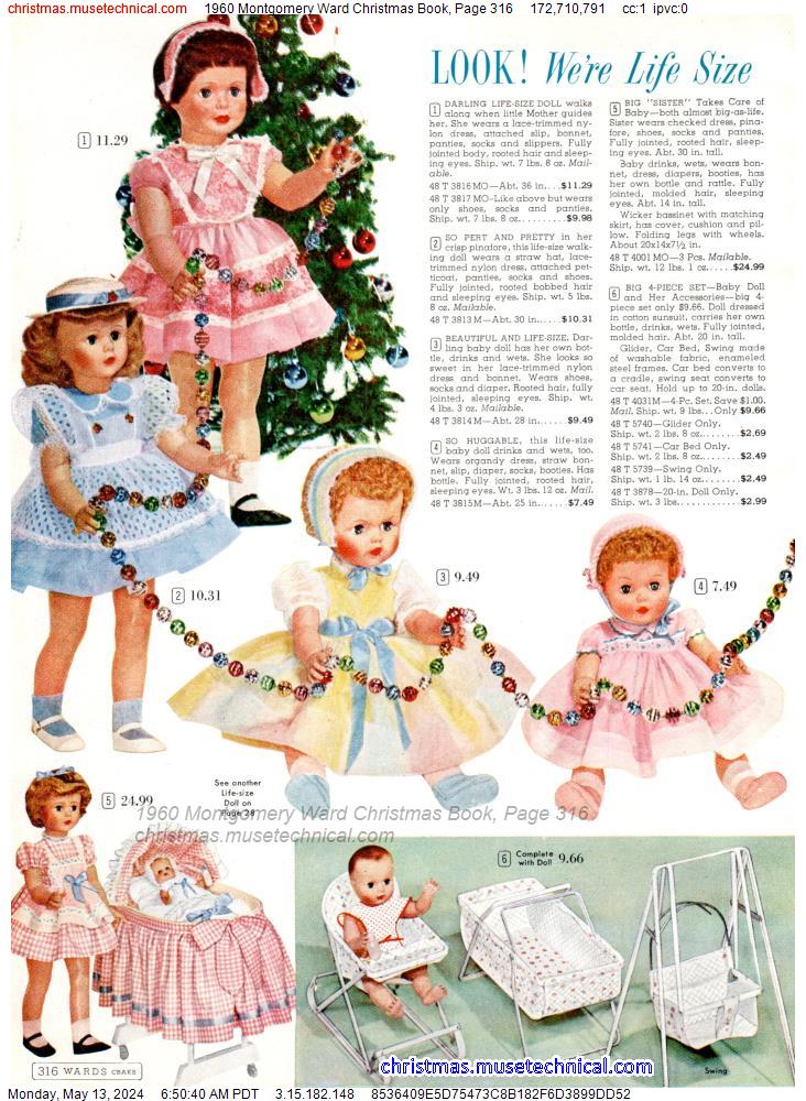 1960 Montgomery Ward Christmas Book, Page 316