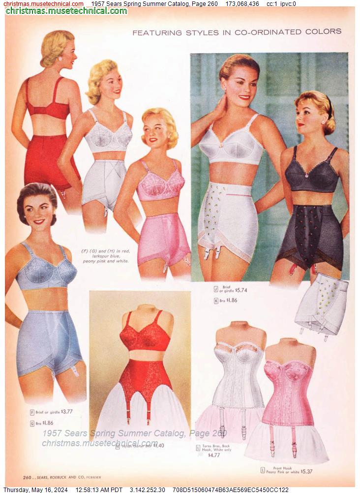 1957 Sears Spring Summer Catalog, Page 260