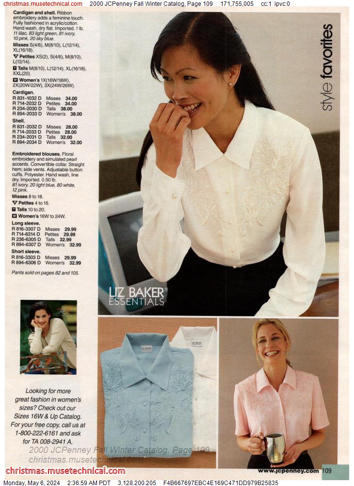 2000 JCPenney Fall Winter Catalog, Page 109